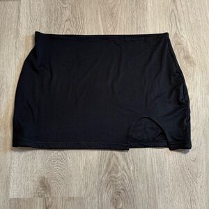 Black Micro Mini Skirt